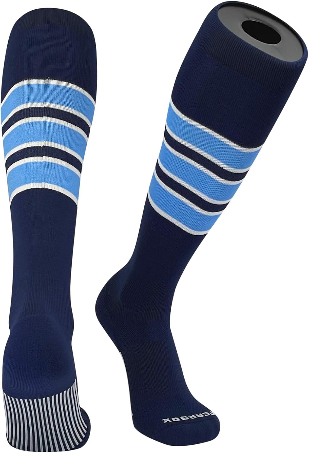 Pearsox Slugger Baseball Navy White Sky Blue Knee high Socks at Amazon
