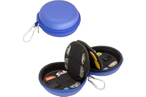 MIJIBISU Guitar Pick Holder, Waterproof Guitar Pick Case with 32+ holders Compatible with Fender/ChromaCast/D'Addario/Jim Dunlop/Bolopick/UNLP MUSICAL INSTRUMENT and More.(CASE ONLY) (blue)