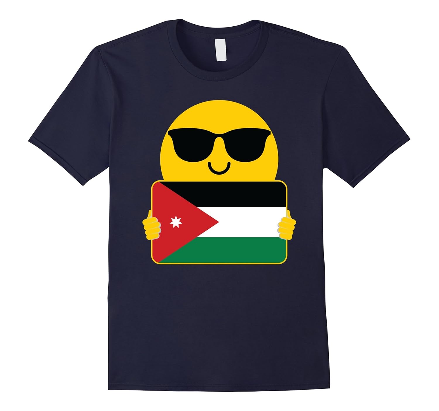 Jordan Flag Shirt Sunglasses Emoji T-Shirt Tee-ANZ