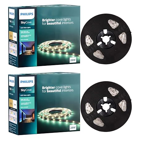 Philips SkyCove 28-Watt LED Strip Lights (Warm White, Pack of 2)