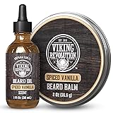 Viking Revolution Spiced Vanilla Beard Balm for Men