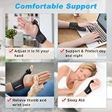 Fasola Thumb Brace Reversible Spica Splint Two Metal Supports Right Left view 7