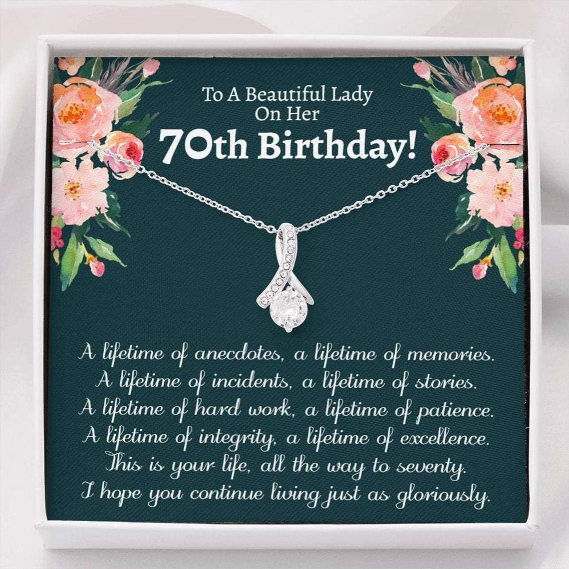 unusual 70th birthday gifts for her