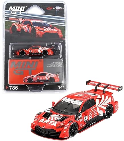 Diecast Model Car Compatible with Honda NSX-GT “Type S” GT500#16
