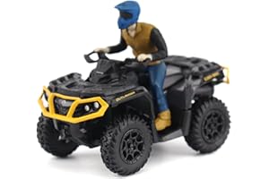Diecast Masters BRP Bombardier Models 1:32 Scale Diecast Replica Can-Am Outlander XT-P 1000R, Iron Gray, Black & Neo Yellow | Item 60006