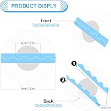 Auidy_6TXD Freestyle Libre Sensor Covers 50 Pack Waterproof Transparent Patches view 3