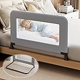 strentiki Toddler Bed Guard Rail for Baby - Sturdy Metal Safety Rail for Twin, Crib, Queen, Bunk, Full Side Beds - Kids Guardrail Protector