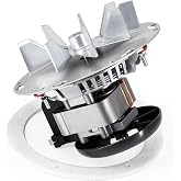 Hiorucet 812-3381 Combustion Exhaust Blower Motor for Quadra-Fire Classic Bay CB1200 &amp; CB1200i Insert Pellet Stoves, 812-3381 Blower Replacement for Heatilator Eco Choice CAB50, PS50 Pellet Stoves