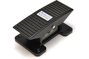 MettleAir 5 Way 3 Position Center Closed Pneumatic Foot Operated Pedal Valve 1/4" NPT Raise Lower Hold at Any Height Rocker Style 4FV230C