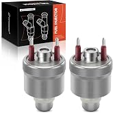 A-Premium Set of 2 Fuel Injectors Compatible with Chevrolet, GMC, Cadillac | for Chevrolet Tahoe, Blazer, Caprice &amp; GMC Yukon, C1500 &amp; Buick Roadmaster &amp; Cadillac Brougham &amp; Isuzu NPR &amp; Oldsmobile