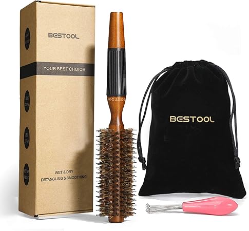 Amazon Bestool ロールブラシ ヘアブラシ ロール くし 木製 櫛 ヘアケア 高级 コーム レディース メンズ ブロー カール 巻き髪 耐熱 人気 艶髪 美髪ケア Bestool ヘアブラシ 通販