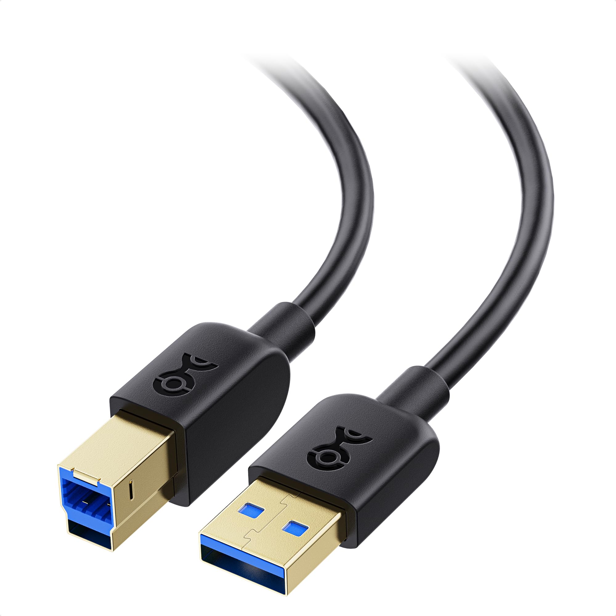 Photo 1 of Cable Matters 5Gbps Long USB 3.0 Cable - 10ft, USB A to B Cable, USB3 Cord with Type-B 3.0 Connector for Hard Drive Enclosure/Built-in Hub and More, Black