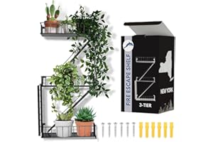 VERSATILE KAS Fire Escape Shelf Fire Escape Wall Shelf Trinket Shelf Display Wall Action Figure Shelf Figure Display Shelf Superhero Display Floating Staircase New York Wall Ladder Firescape (3-Tier)