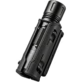 LytHarvest Tactical Flashlight Holster, 360 Degrees Rotating Quick Draw Tactical Flashlight Holder