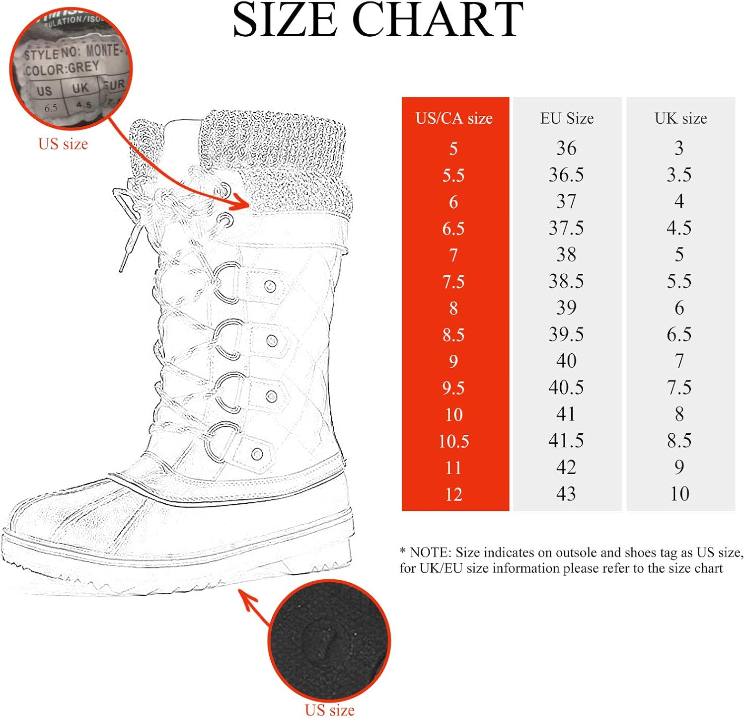  | DREAM PAIRS Women's Mid-Calf Winter Snow Boots | Shoes
