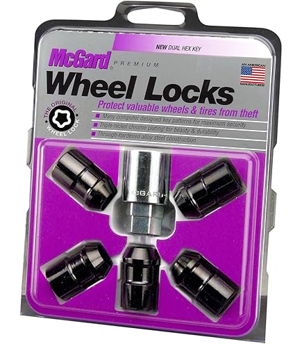 Amazon.com: McGard 24216 Black Cone Seat Wheel Locks (M14X1.5