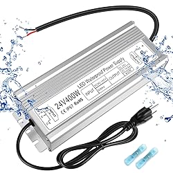 LED Driver 400W 24V Power Supply, IP67 Waterproof