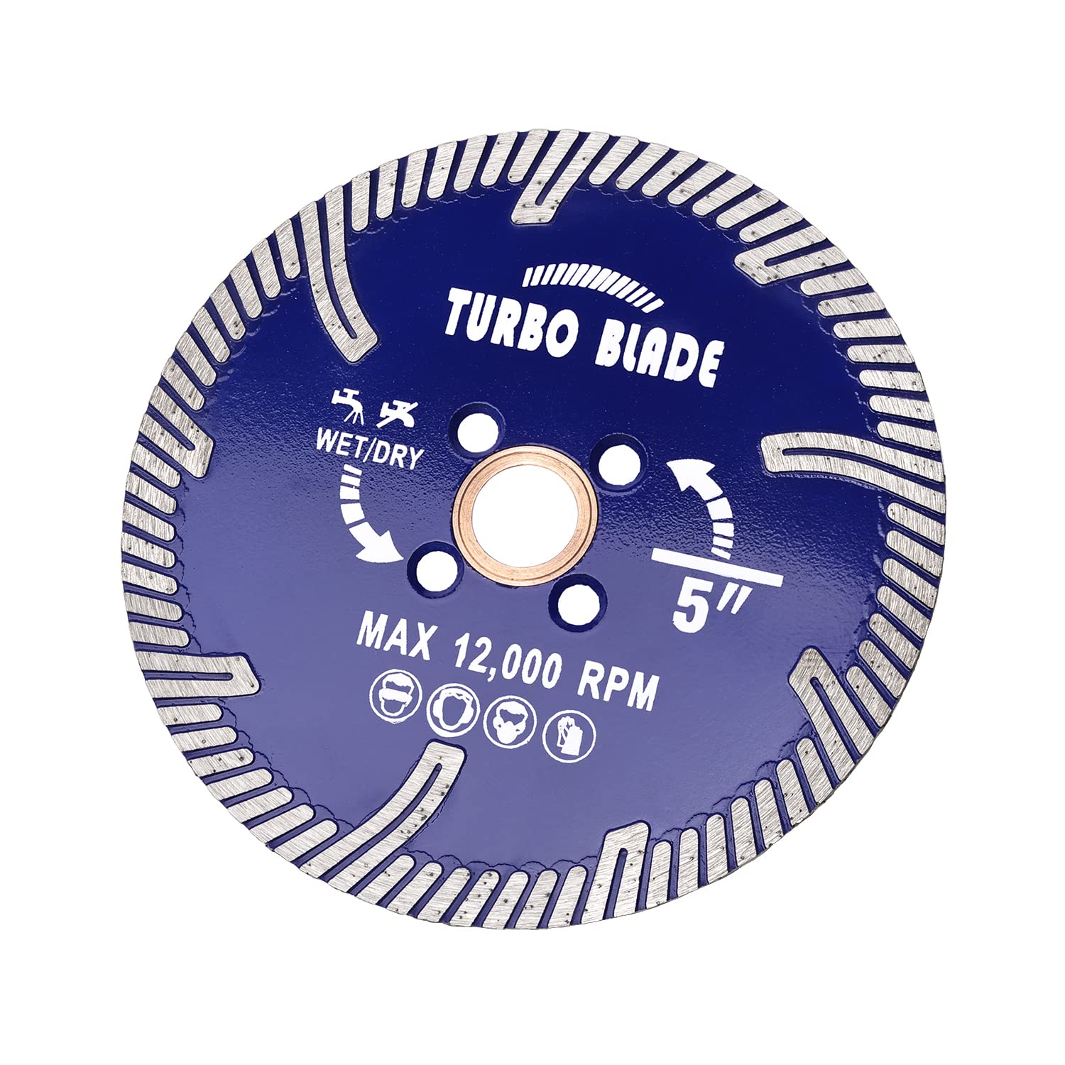Photo 1 of 5" Granite Turbo Blade Turbo Cutting Blade for Granite and Marble