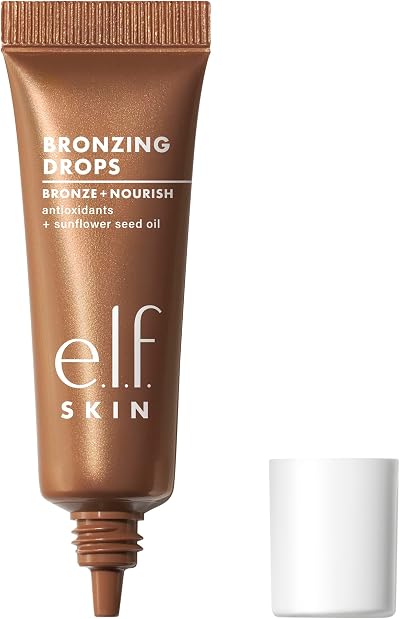 e.l.f. SKIN Bronzing Drops Mini - Liquid Bronzer for Face & Body