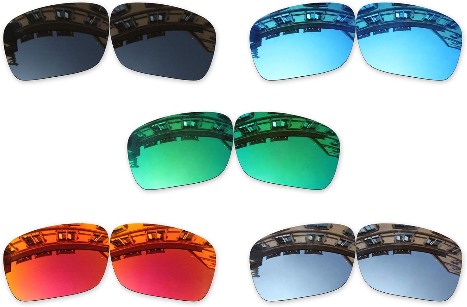 Vonxyz Set Of 5 Lenses Replacement For Oakley Twoface Xl Sunglas