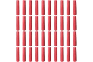 ywmigl 40 Pcs Sidewalk Chalks for Kids Non Toxic Jumbo Chalk for Party Gift Outdoor Art Classroom Play Painting (Red)