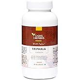YOGIS HERBS Triphala Capsules Amalaki (Emblica officinalis), Bibhitaki (Terminalia bellirica) and Haritaki (Terminalia chebula) – 90 Veg Capsules