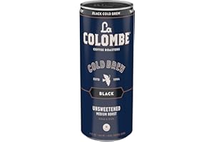 La Colombe Brazilian Cold Brew - 9 Fl. Oz. 4 Pack - Ready-to-Drink, 100% Arabica, Single-Origin, Medium Roast Cold Pressed Espresso Coffee, 15 Calories, Double-Filtered, Bold & Rich Coffee, 120mg Natural Caffeine