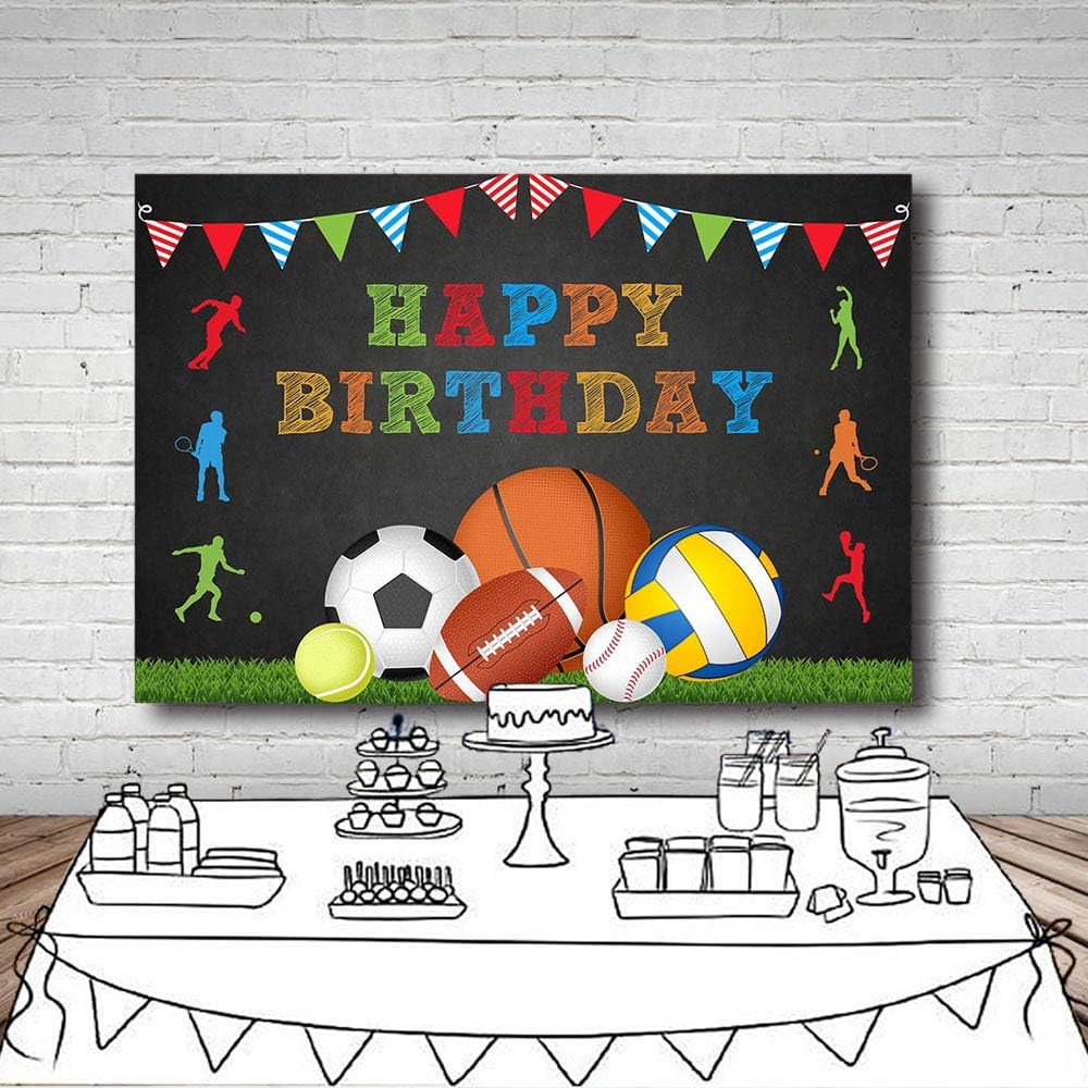 Amazon Com Mehofoto Sports Boy Birthday Blackboard Photo