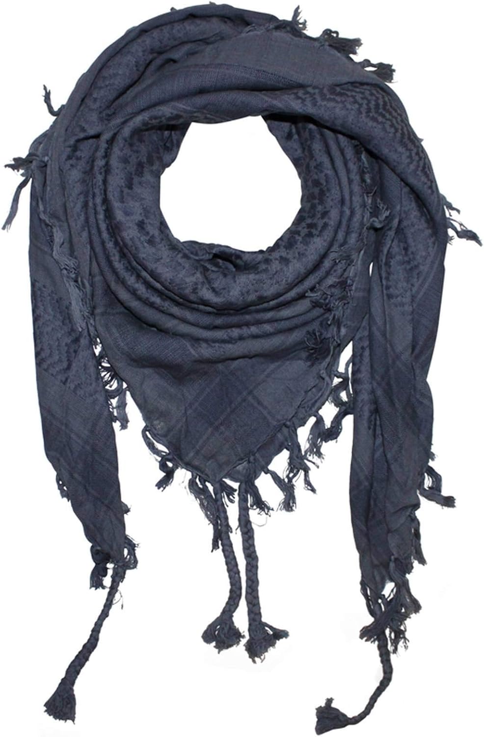 Freak Scene Kefiah - grigio - beige - 100x100 cm - Shemagh - Sciarpa Arafat Foulard kefiah palestinese 100% cotone