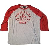 World Gym Muscle Shirt Long Sleeve Sports Athletic Dept.