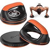 Sportneer Rotating Push Up Bars, Wrist-Friendly Detachable Handles, 440 lb | Detachable Design, More Than Basic Push-Ups, 2-in-1 or 3-in-1 Options, More Ways to Train, Compact Home Gym