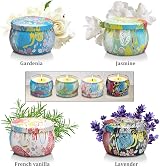 Yinuo Mirror Scented Candles Gift Set 4 x 5.6 oz Soy Wax Tin Candles view 2
