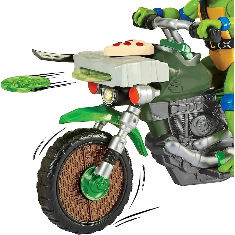 Tortues Ninja, Véhicule + Figurine 12 cm, mode combat, Aléatoire, 4+, TU803 — photo 8 sur 8