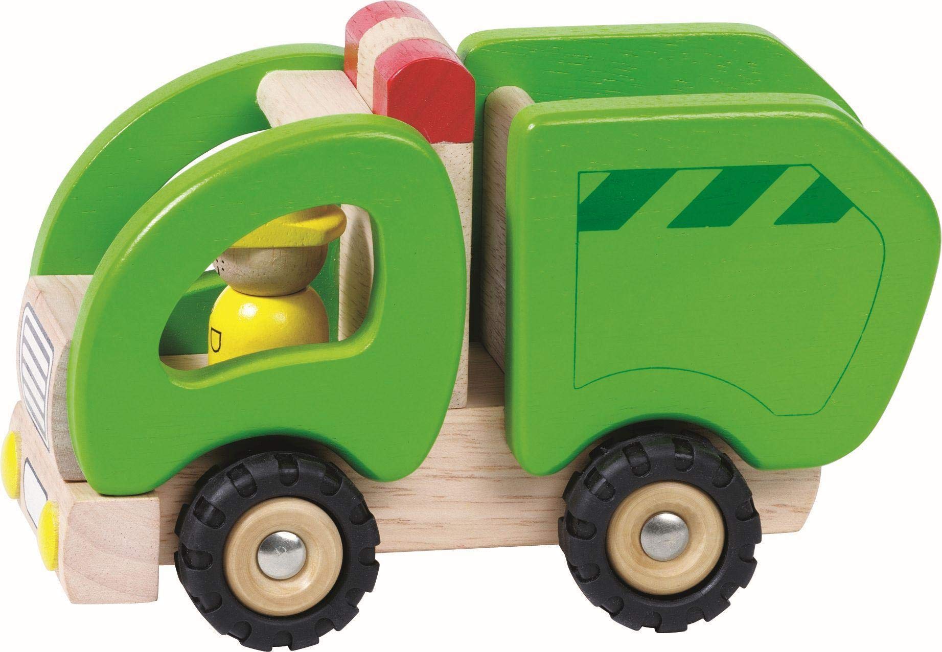 GoKi Wooden Dustbin Lorry (Small)