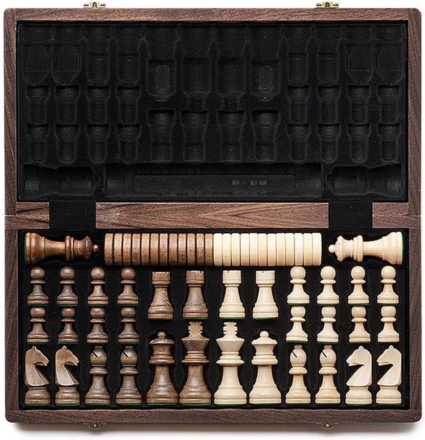 Schachspiel Brettspiel Erwachsene Kinder Spiele Trave Schach Set 2 in 1