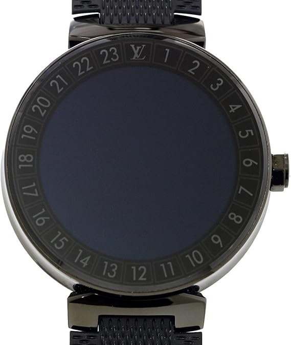 Amazon ルイ ヴィトン Louis Vuitton タンブール ホライゾン Qa002z メンズ 腕時計 スマート ウォッチ コネクテッド ウォッチ 中古 並行輸入品 メンズ腕時計 腕時計 通販