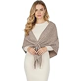 cnomg Women Knitted Shawl Wraps Sweater Shawl Wraps Open Front Poncho for Spring Fall Winter