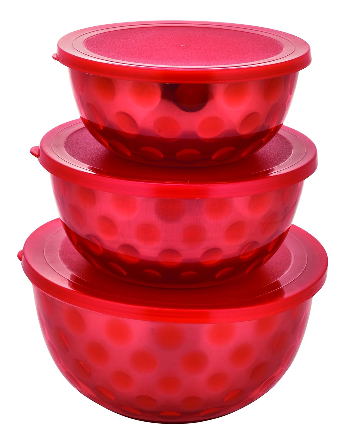 Buy Vinayak International Stainless Steel Microwave Bowl with lid Set