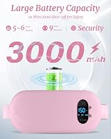 BouZaFoFa Heat Pad for Period Pain Relief 6 Modes USB Belt view 6