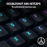 Razer BlackWidow V4 X Green Switch Mechanical Keyboard US Layout Black view 7