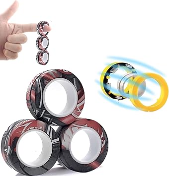finger magnetic ring fidget toy