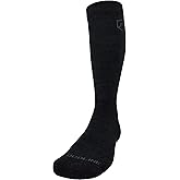 CloudLine Men’s and Women’s Merino Wool Graduated Compression Socks - Light Cushion, Moisture Wicking, Made in USA - 1 Pair