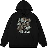 Juice WRLD Unisex-Adult Standard DR4L Rust Hoodie, Black