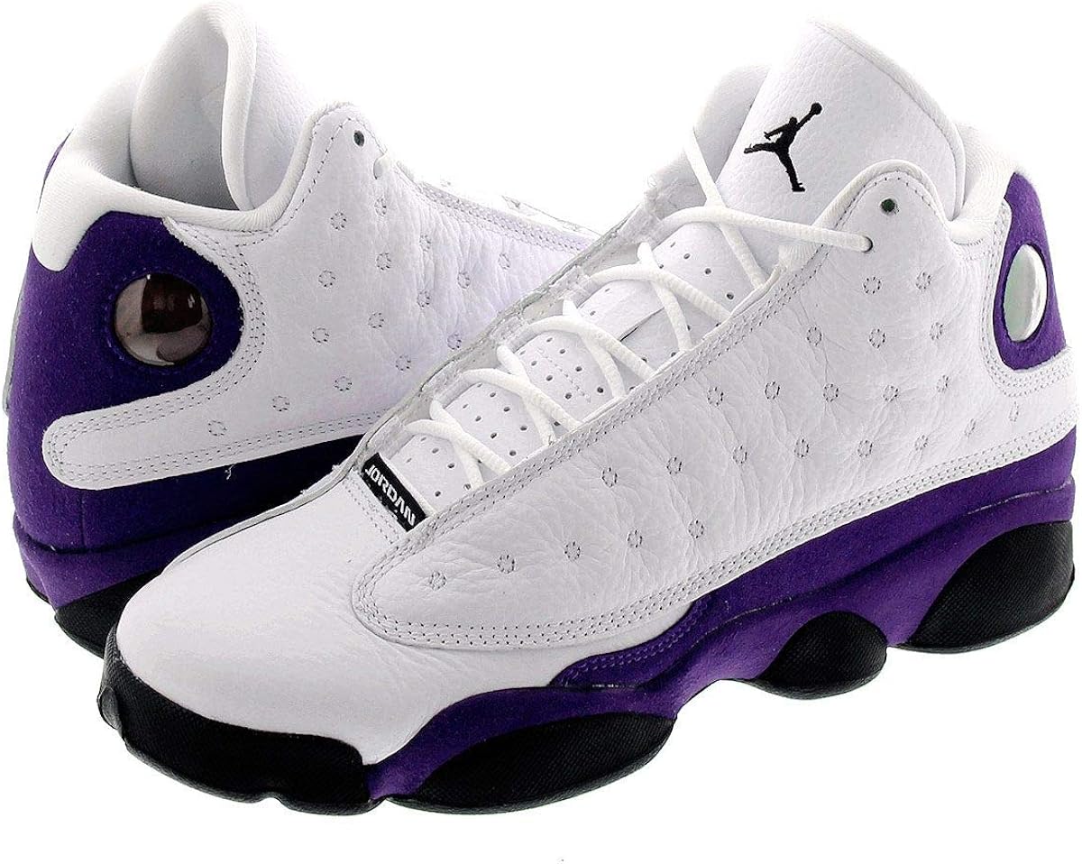 jordan 13 purple white