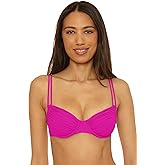 BECCA Women's Color Code Underwire Bikini Top, Adjustable, Swimwear Separates