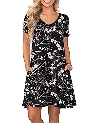 lionstill Women's Casual T Shirt Dress Summer
