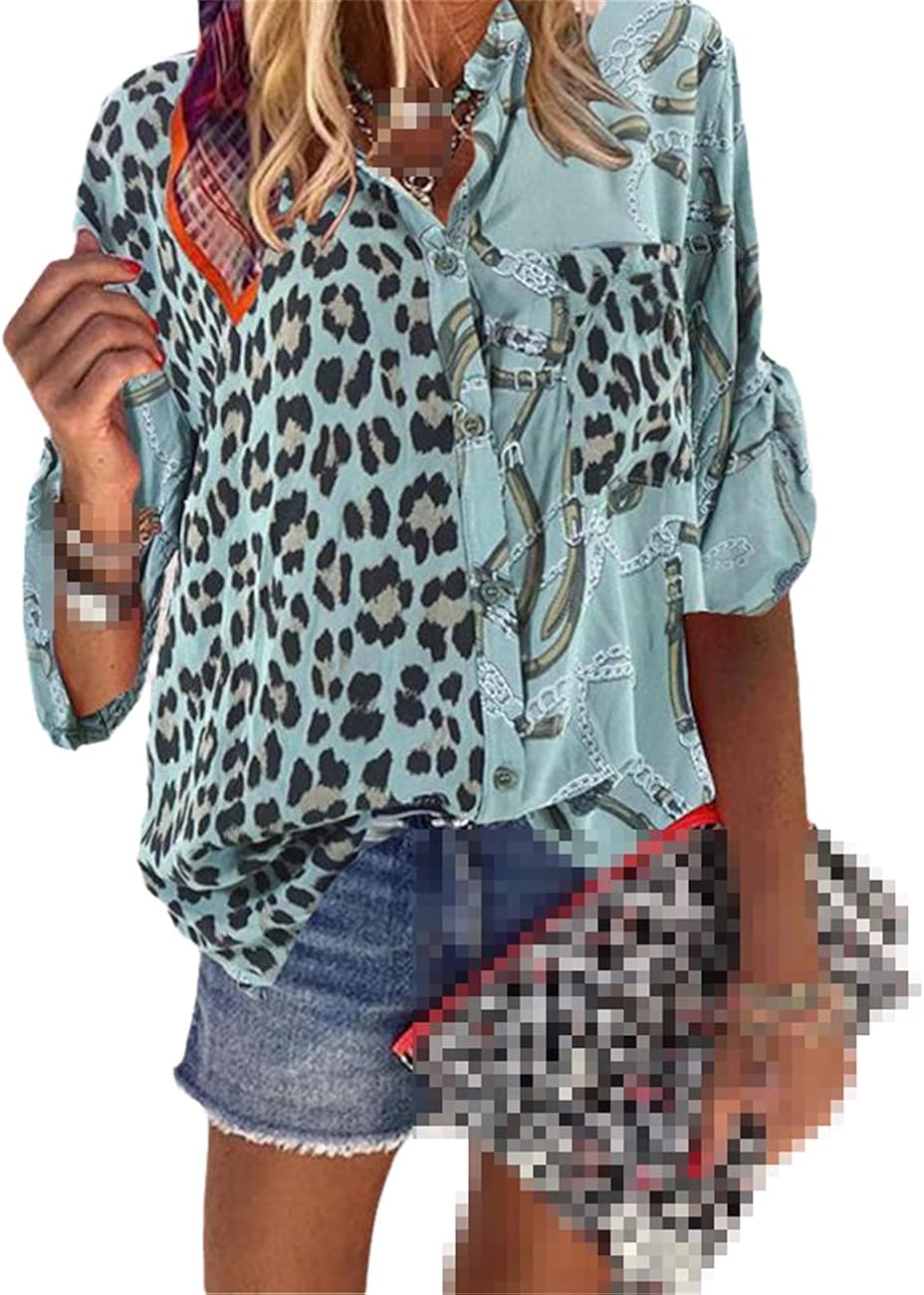 leopard shirts plus size
