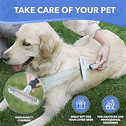 Dog rake deshedding dematting Brush Comb