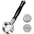 KOFIKOFI 54mm Bottomless Portafilter, Bottomless Naked Portafilter Fits Breville Barista Express BES870/878/880 and 54mm Breville/Sage Espresso Machines, Puck Screen and Filter Basket Included
