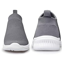 vibdiv Slip on Mesh Knit Sock Sneakers Womens Flat